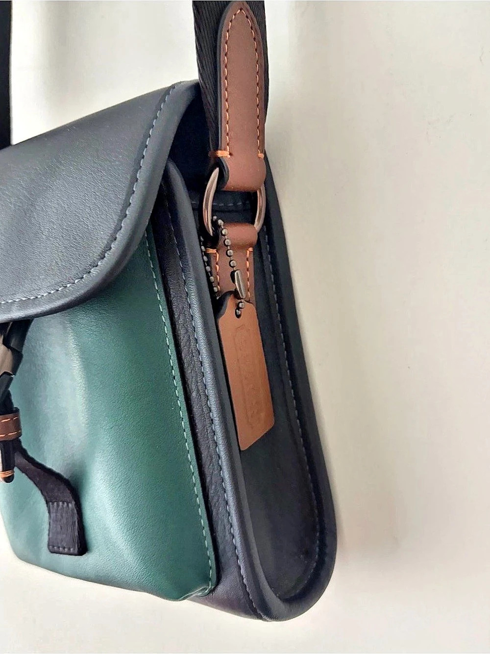 Coach Charter North/South Crossbody Colorblock Design Bag - Picture 5 of 8
